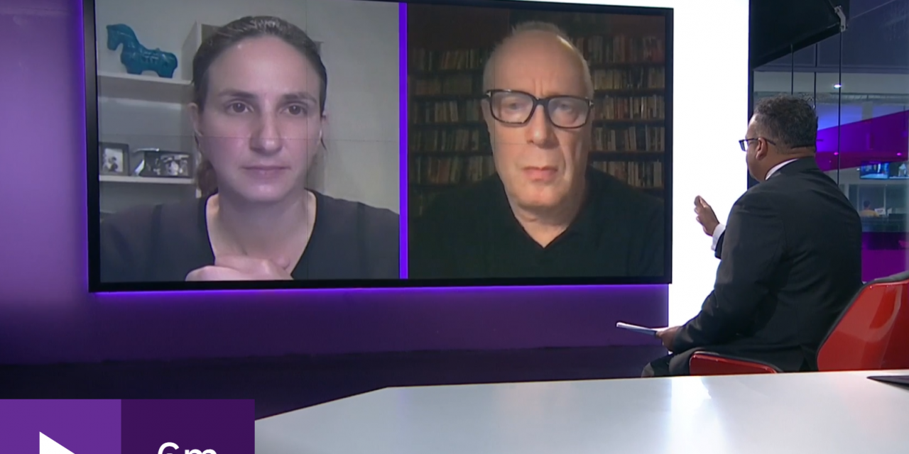 Christina Pagel & Stephen Reicher discussing circuit breakers on Channel 4 news