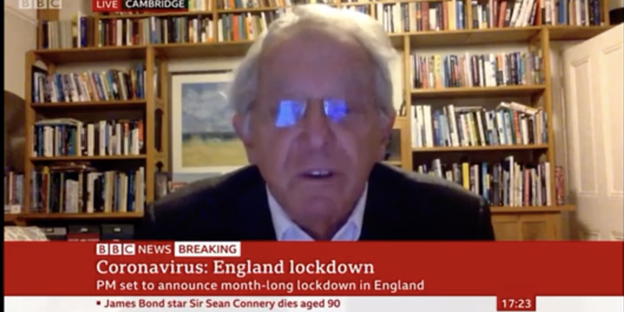 Sir David King talks to BBC News about England Lockdown