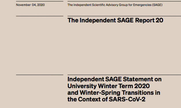 INDEPENDENT SAGE STATEMENT ON UNIVERSITY WINTER TERM 2020 AND WINTER-SPRING TRANSITIONS IN THE CONTEXT OF SARS-COV-2