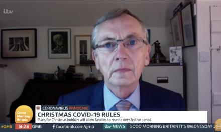 Gabriel scally Talks to Good morning Britain about the risk of easing restrictions for christmas