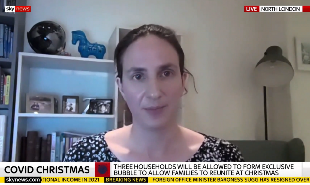 Christina Pagel on Sky News discussing Tiers and Christmas