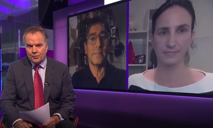 Deenan Pillay and Christina Pagel interviewed together on Channel 4 News