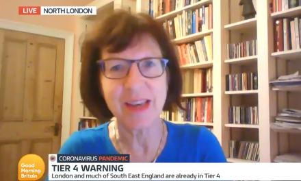 Susan Michie talks to GOod MOrning Britain about Tier 4