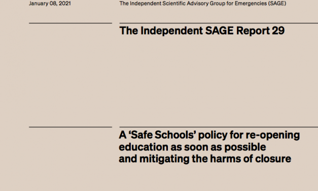 A ‘Safe Schools’ policy for re-opening education as soon as possible and mitigating the harms of closure