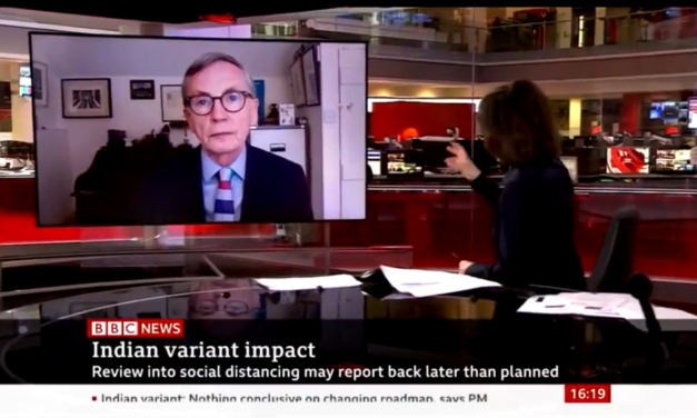 Gabriel Scally talks to the BBC about the new variant of concern