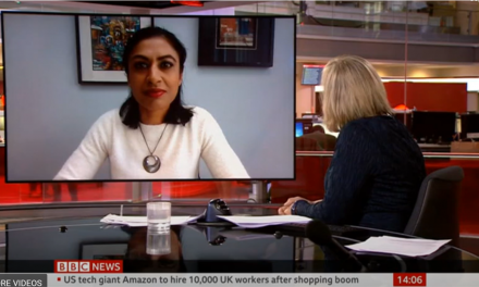 Zubaida Haque on BBC News to discuss the implications of the new variant of concern