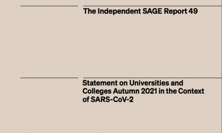 Statement on Universities and Colleges Autumn 2021 in the Context of SARS-CoV-2