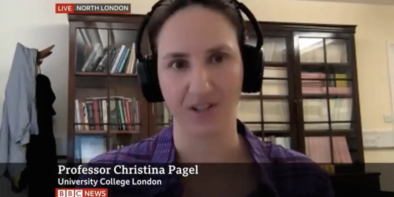 CHRISTINA PAGEL SPEAKS TO THE BBC