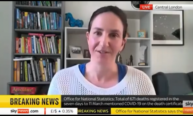 CHRISTINA PAGEL SPEAKS TO SKY NEWS ABOUT NEW COVID WAVE