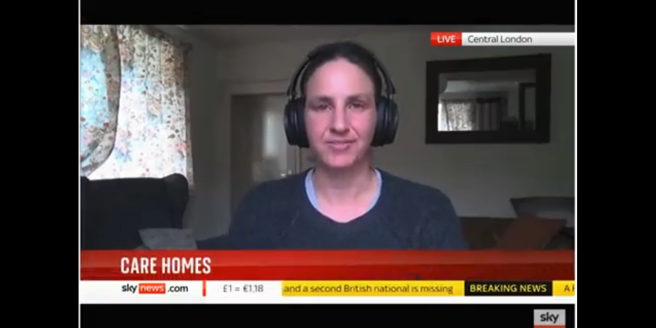 CHRISTINA PAGEL SPEAKS TO SKY NEWS ON THE DISCHARGING OF UNTESTED PATIENTS IN CARE HOMES